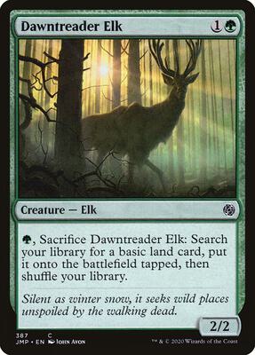 Dawntreader Elk card from Jumpstart