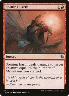 Spitting Earth card from Jumpstart