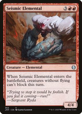 Seismic Elemental card from Jumpstart