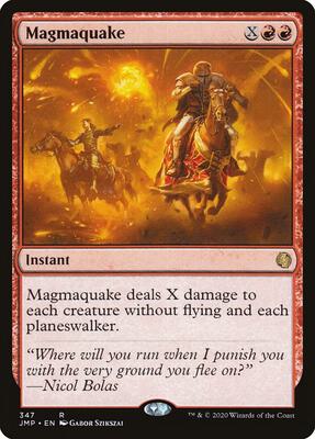 Magmaquake card from Jumpstart