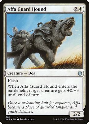 Affa Guard Hound card from Jumpstart