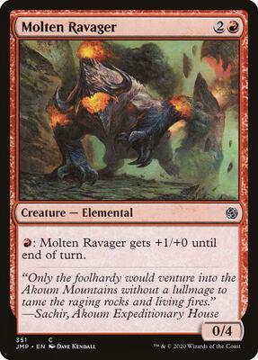 Molten Ravager card from Jumpstart