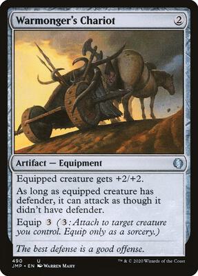 Warmonger's Chariot card from Jumpstart