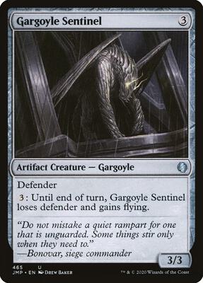 Gargoyle Sentinel card from Jumpstart