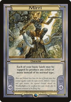 Mirri (Oversize) card from Vanguard