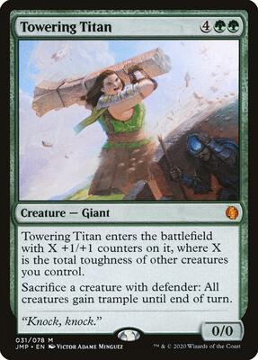 Towering Titan card from Jumpstart