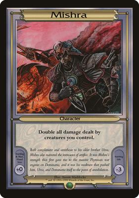 Mishra (Oversize) card from Vanguard