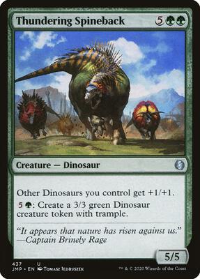Thundering Spineback card from Jumpstart
