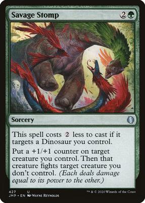 Savage Stomp card from Jumpstart