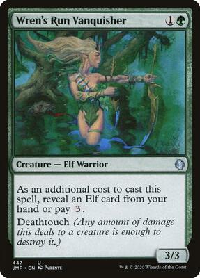 Wren's Run Vanquisher card from Jumpstart