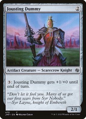 Jousting Dummy card from Jumpstart