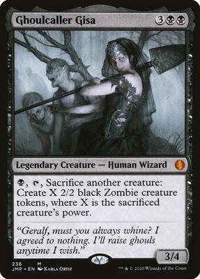 Ghoulcaller Gisa card from Jumpstart