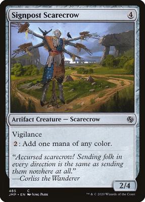 Signpost Scarecrow card from Jumpstart