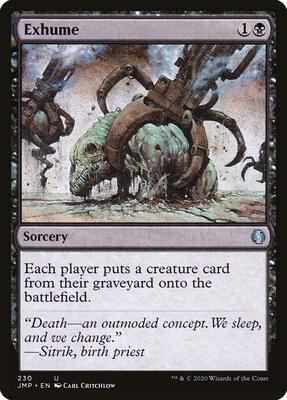 Exhume card from Jumpstart