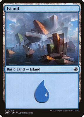 Island (053) card from Jumpstart