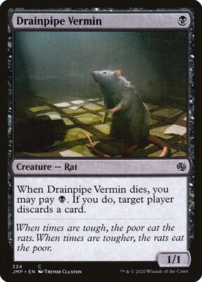 Drainpipe Vermin card from Jumpstart