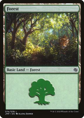 Forest (074) card from Jumpstart