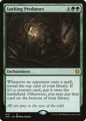 Lurking Predators card from Jumpstart