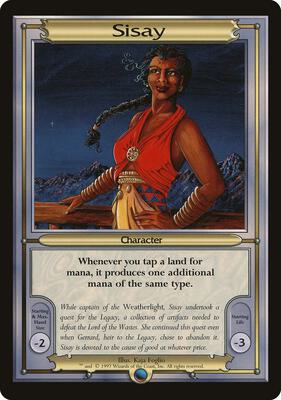 Sisay (Oversize) card from Vanguard
