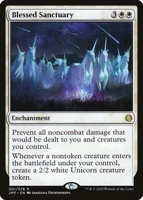 Blessed Sanctuary card from Jumpstart