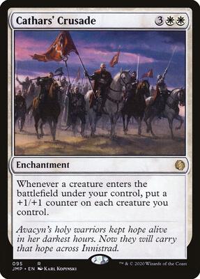 Cathars' Crusade card from Jumpstart