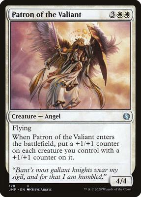 Patron of the Valiant card from Jumpstart