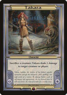 Takara (Oversize) card from Vanguard