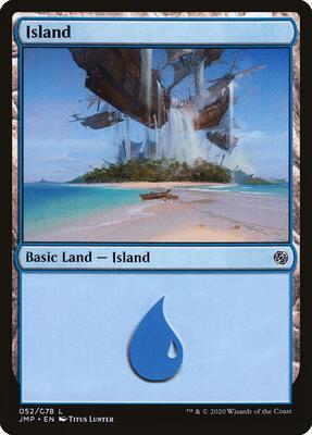 Island (052) card from Jumpstart