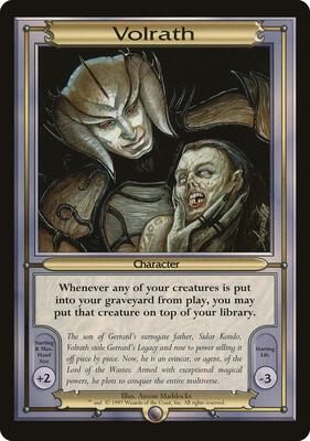 Volrath (Oversize) card from Vanguard