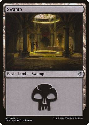 Swamp (057) card from Jumpstart