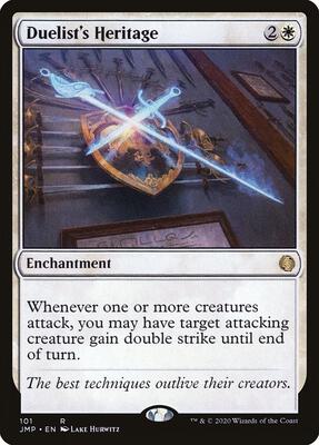 Duelist's Heritage card from Jumpstart