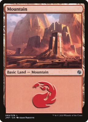 Mountain (069) card from Jumpstart