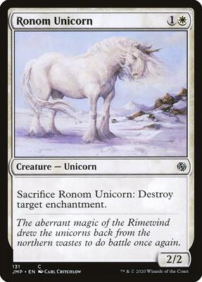 Ronom Unicorn card from Jumpstart