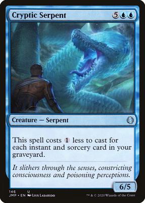 Cryptic Serpent card from Jumpstart