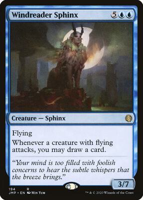 Windreader Sphinx card from Jumpstart
