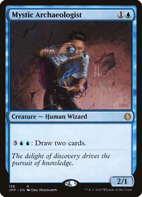 Mystic Archaeologist card from Jumpstart