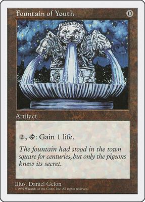 Fountain of Youth card from Fifth Edition