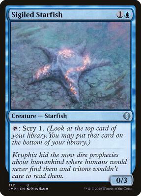 Sigiled Starfish card from Jumpstart