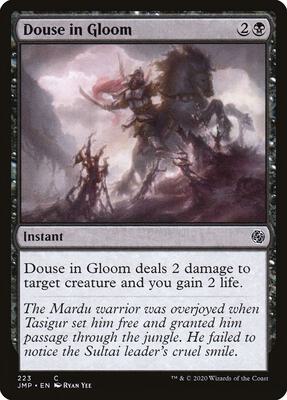 Douse in Gloom card from Jumpstart