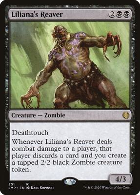 Liliana's Reaver card from Jumpstart