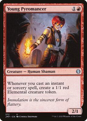 Young Pyromancer card from Jumpstart