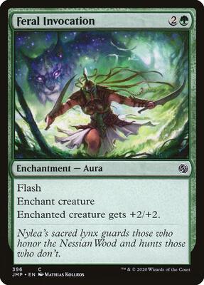 Feral Invocation card from Jumpstart