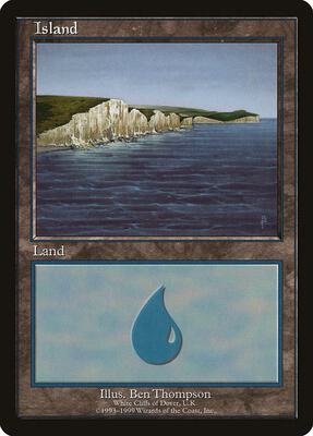 Island - White Cliffs of Dover card from European Lands