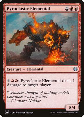 Pyroclastic Elemental card from Jumpstart