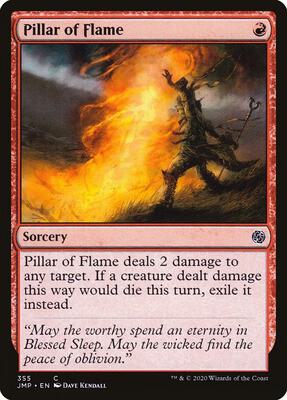 Pillar of Flame card from Jumpstart