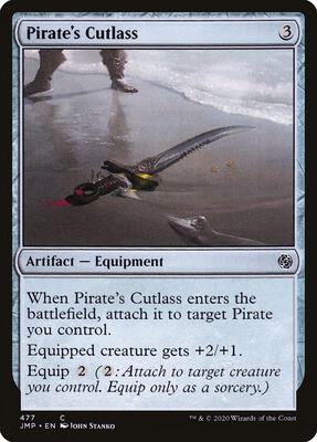 Pirate's Cutlass card from Jumpstart