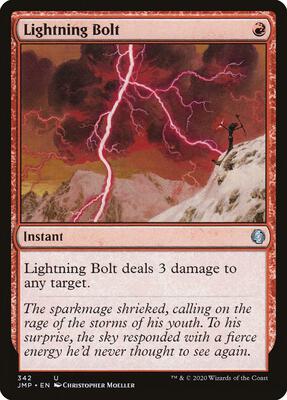 Lightning Bolt card from Jumpstart
