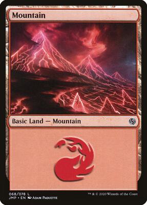 Mountain (068) card from Jumpstart