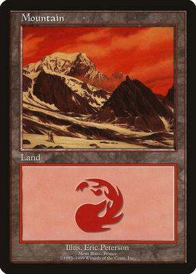 Mountain - Mont Blanc card from European Lands