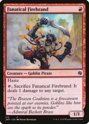 Fanatical Firebrand card from Jumpstart